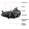 Spec-D Tuning LHP-MX501JM-TM | Mazda Mx5 Halo Led Projector Headlight Black; 2001-2005 Alternate Image 8