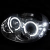 Spec-D Tuning LHP-NEO03-TM | Dodge Neon Halo Led Projector Chrome; 2003-2005 Alternate Image 1