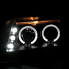 Spec-D Tuning LHP-PAS01JM-TM | Volkswagen Passat Halo Led Projector Black; 2001-2005 Alternate Image 1