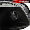 Spec-D Tuning LHP-PAS01JM-TM | Volkswagen Passat Halo Led Projector Black; 2001-2005 Alternate Image 5