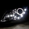 Spec-D Tuning lhp-pas05-8-tm | SPEC-D Tuning Volkswagen Passat Halo LED Projector Chrome; 2006-2010 Alternate Image 1