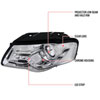 Spec-D Tuning lhp-pas05-8-tm | SPEC-D Tuning Volkswagen Passat Halo LED Projector Chrome; 2006-2010 Alternate Image 6