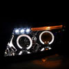 Spec-D Tuning LHP-PAS97-TM | Volkswagen Passat Halo Led Projector Chrome; 1997-1997 Alternate Image 1