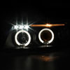 Spec-D Tuning LHP-PAS97JM-TM | Volkswagen Passat Halo Led Projector Black; 1997-1997 Alternate Image 1