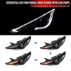 Spec-D Tuning lhp-son11jm-vd | SPEC-D Tuning Hyundai Sonata Clear Lens LED Tube Head Lights With Matte Black Housing; 2011-2014 Alternate Image 1