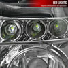 Spec-D Tuning LHP-X500-TM | Bmw E53 X5 Halo Led Projector Headlight Chrome Housing; 2001-2003 Alternate Image 5