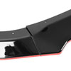 Spec-D Tuning lpf-370z09gb-rd-pq | SPEC-D Tuning Nissan 350Z Front Bumper Lip Glossy Black With Red Trim; 2003-2005 Alternate Image 2