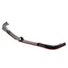 Spec-D Tuning lpf-bw20412gb-rd-pq | SPEC-D Tuning Mercedes Benz W204 Front Bumper Lip Glossy Black With Red Trim; 2012-2014 Alternate Image 7