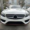 Spec-D Tuning lpf-bw20515gb-rd-pq | SPEC-D Tuning Mercedes Benz W205 Front Bumper Lip Glossy Black With Red Trim; 2015-2018 Alternate Image 9