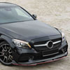 Spec-D Tuning lpf-bw20519gb-rd-pq | SPEC-D Tuning Mercedes Benz W205 Front Bumper Lip Glossy Black With Red Trim; 2019-2020 Alternate Image 9