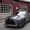 Spec-D Tuning lpf-is25014gb-rd-pq | SPEC-D Tuning Lexus IS250 Is350 Is200T F-Sport Front Bumper Lip Glossy Black With Red Trim; 2014-2016 Alternate Image 9