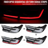 Spec-D Tuning lt-acd184jm-sq2-rs | SPEC-D Tuning Honda Accord Sedan LED Tail Lights With White LED Bar/Sequential Signal/Breathing Light Effect Matte Black Housing & Clear Lens; 2018-2022 Alternate Image 1