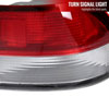 Spec-D Tuning LT-CV962RPW-RS | Honda Civic Tail Lights Red Clear Lens Coupe Model; 1996-1996 Alternate Image 2