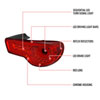 Spec-D Tuning lt-frs12rled-sq-tm | SPEC-D Tuning Scion FR-S Brz Sequential LED Tail Lights - Red; 2012-2016 Alternate Image 6