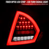 Spec-D Tuning lt-fus10jmled-tm | SPEC-D Tuning Ford Fusion LED Light Bar Tail Lights - Black Housing/Clear Lens - White Bar; 2010-2012 Alternate Image 1