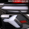 Spec-D Tuning lt-rav419jmled-sq-tm | SPEC-D Tuning Toyota Rav4 Led Tail Lights Sequential Turn Signal With Matte Black Housing & Clear Lens - White LED Bar; 2019-2021 Alternate Image 4