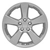 OE Wheels lx03-18070-5450-35s | 18 Replica Wheel LX03 Lexus ES Rim 18x7 Silver Wheel Lexus ES350 2007-2022; 2007-2022 Alternate Image 1