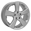 OE Wheels lx03-18070-5450-35s | 18 Replica Wheel LX03 Lexus ES Rim 18x7 Silver Wheel Lexus ES350 2007-2022; 2007-2022 Alternate Image 2