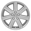 OE Wheels lx12-17070-5450-45s | 17 Replica Wheel LX12 Lexus ES Rim 17x7 Silver Wheel Lexus SC430 2002-2010; 2002-2010 Alternate Image 1