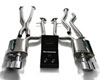 Armytrix LXRCF-QS3840C | ARMYTRIX Stainless Steel Valvetronic Header Back Exhaust System Lexus RC-F 5.0L V8 with Quad Chrome Tips; 2015-2020 Alternate Image 1