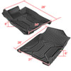 Spec-D Tuning mat-cv16-mp | SPEC-D Tuning Honda Civic Floor Mats Injecition Tpe 5 Piece 2 Front 3 Back; 2016-2021 Alternate Image 1