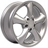 OE Wheels mb01-17075-5112-37s | 17 Replica Wheel MB01 Mercedes Benz C Class Rim 17x7.5 Silver Wheel CLK320 1998-2003; 1998-2003 Alternate Image 2