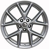 OE Wheels ns20-19080-5450-50s | 19 Replica Wheel NS20 Nissan Maxima Rim 19x8 Silver Wheel Nissan Sentra 2007-2022; 2007-2022 Alternate Image 2