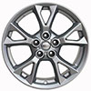 OE Wheels ns21-18080-5450-50s | 18 Replica Wheel NS21 Nissan Maxima Rim 18x8 Silver Wheel Nissan Sentra 2007-2022; 2007-2022 Alternate Image 2