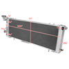 Spec-D Tuning rad3-chke91 | SPEC-D Tuning Jeep Cherokee 3 Core Radiator; 1991-2001 Alternate Image 1