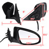 Spec-D Tuning rmv-cam12p3-b-mp-r | SPEC-D Tuning Toyota Camry Side Mirror - Right - 3 Wires, Power Glossy Black; 2012-2014 Alternate Image 7