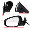 Spec-D Tuning rmv-hldr14hp5-b-mp-l | SPEC-D Tuning Toyota Highlander Side Mirror - Left - 5 Wires, Power & Lamp(Signal) Glossy Black; 2014-2016 Alternate Image 7