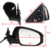 Spec-D Tuning rmv-hldr14hp5-b-mp-r | SPEC-D Tuning Toyota Highlander Side Mirror - Right - 5 Wires, Power & Lamp(Signal) Glossy Black; 2014-2016 Alternate Image 7