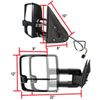 Spec-D Tuning rmx-siv99g3gledhp-fs | SPEC-D Tuning Chevrolet Silverado Chrome Cover Towing Mirrors - Power Heated; 1999-2002 Alternate Image 6