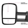 Spec-D Tuning rmx-siv99h-p-fs | SPEC-D Tuning Chevrolet Silverado 99 - 02 Silverado Towing Mirrors - Power; 1999-2002 Alternate Image 2