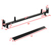 Spec-D Tuning rrb-6011bk-wb | SPEC-D Tuning 2 Bar Ladder Rack Without Gutter Alternate Image 2