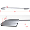 Spec-D Tuning rrb-hldr08sloe | SPEC-D Tuning Toyota Highlander Roof Rack - Factory Silver; 2008-2013 Alternate Image 1