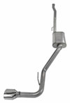 Pypes Exhaust SJJ50S | Pypes Jeep JT Gladiator Exhaust System with Polished Tip; 2020-2024 Alternate Image 1