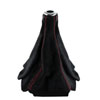 Spec-D Tuning skb-blksu-rs | SPEC-D Tuning Suede Shift Boot With Red Stitch Alternate Image 7