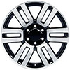 OE Wheels ty10-20070-6550-15mb | 20 Replica Wheel TY10 4Runner Rim 20x7 Black Machd Wheel Toyota 4Runner 1996-2022; 1996-2022 Alternate Image 2