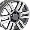 OE Wheels ty10-20070-6550-15mg | 20 Replica Wheel TY10 4Runner Rim 20x7 Gunmetal Machd Wheel Toyota Tundra 2000-2006; 2000-2006 Alternate Image 1