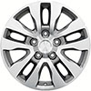 OE Wheels ty11-20080-5150-60ms | 20 Replica Wheel TY11 Toyota Tundra Rim 20x8 Silver Machd Wheel Lexus LX570 2008-2022; 2008-2022 Alternate Image 2