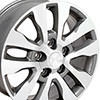 OE Wheels ty11-20080-5150-60ms | 20 Replica Wheel TY11 Toyota Tundra Rim 20x8 Silver Machd Wheel Lexus LX570 2008-2022; 2008-2022 Alternate Image 1