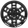 OE Wheels ty17-16070-6550-13b | 16 Replica Wheel TY17 Tacoma TRD Black 16x7 Toyota FJ Cruiser 2007-2014; 2007-2014 Alternate Image 1