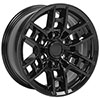 OE Wheels ty17-16070-6550-13b | 16 Replica Wheel TY17 Tacoma TRD Black 16x7 Toyota FJ Cruiser 2007-2014; 2007-2014 Alternate Image 2