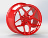 Vivid Racing vrf-d04-sti-grd | VR Forged D04 Wheel Package Subaru WRX STI 18x9.5 Gloss Red; 2005-2022 Alternate Image 2