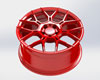 Vivid Racing vrf-d09-sti-grd | VR Forged D09 Wheel Package Subaru WRX STI 18x9.5 Gloss Red; 2005-2022 Alternate Image 4