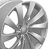 OE Wheels vw17-18080-5112-45s | 18 Replica Wheel VW17 Volkswagen Jetta Rim 18x8 Silver Wheel Audi A3 2006-2022; 2006-2022 Alternate Image 1