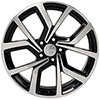 OE Wheels vw29-18080-5112-42mb | 18 Replica Wheel VW28 GTI Rim 18x8 Black Machd Wheel ET42 Volkswagen Jetta 2005-2019; 2005-2019 Alternate Image 1