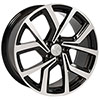 OE Wheels vw29-18080-5112-42mb | 18 Replica Wheel VW28 GTI Rim 18x8 Black Machd Wheel ET42 Volkswagen Jetta 2005-2019; 2005-2019 Alternate Image 2