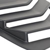 Spec-D Tuning wluq-chg11bk-pq | SPEC-D Tuning Dodge Charger Side Window Louvers Matte Black; 2011-2021 Alternate Image 4